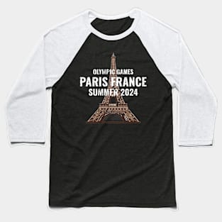 PARIS FRANCE OLYMPIC GAMES 2024 Baseball T-Shirt